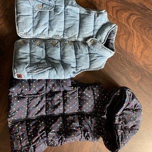 Gap kids puffer vests.